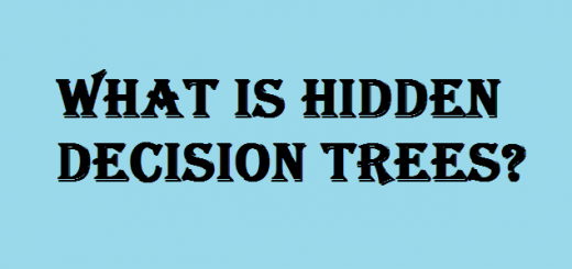 Hidden Decision Trees